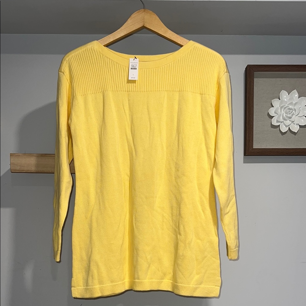 Talbots NWTYellow Women's Top